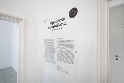 Barbara Maroń. A Story Within a Story