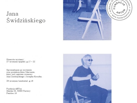 Jan Świdziński - prezentacja archiwum artysty oraz projekcja filmu